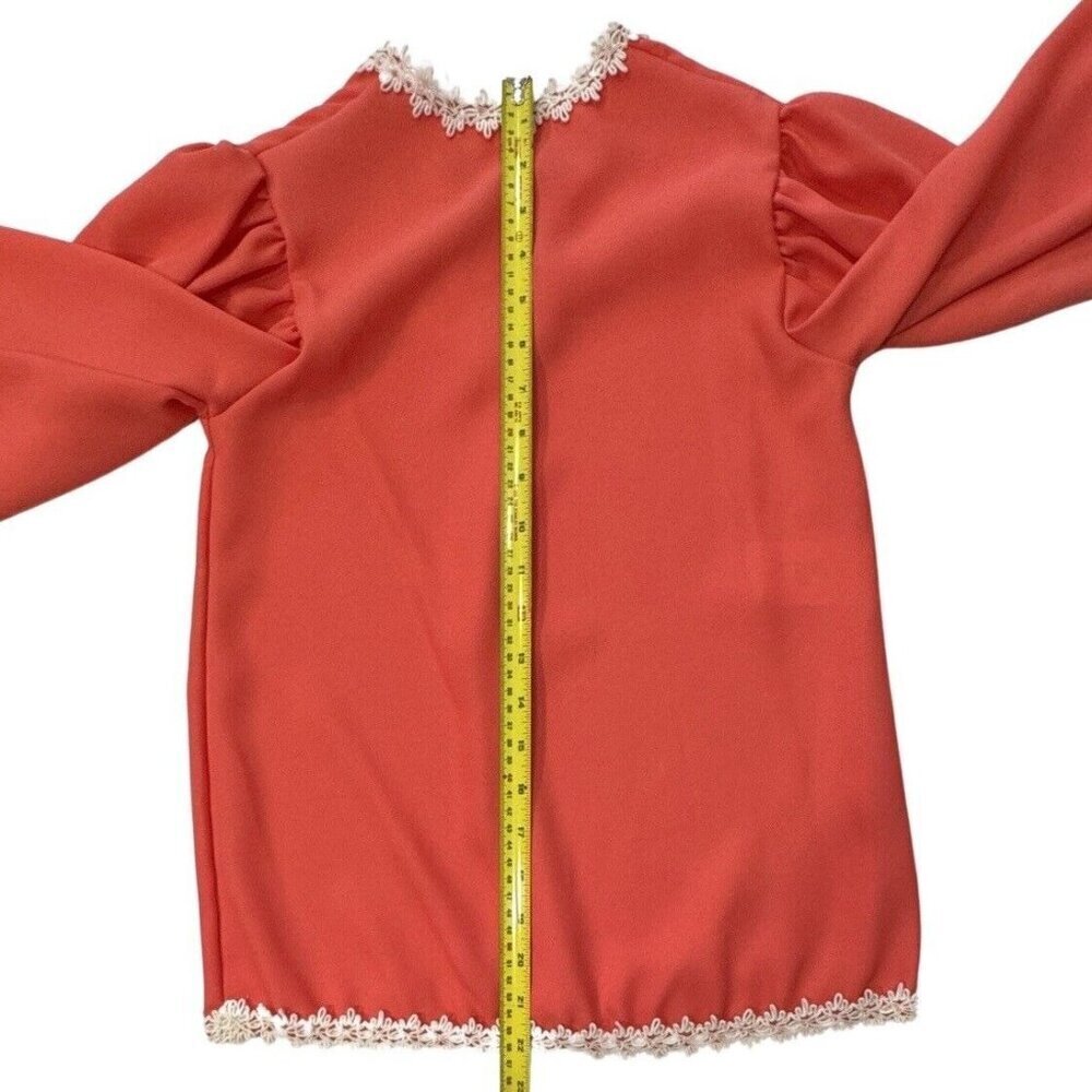 THE‎ COMPETITOR Long Sleeve Boho Tunic Top Dance Costume Girls MC Salmon Theater - Picture 11 of 11